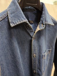 پیراهن بلند جین ضخیم تک جیب S.KO